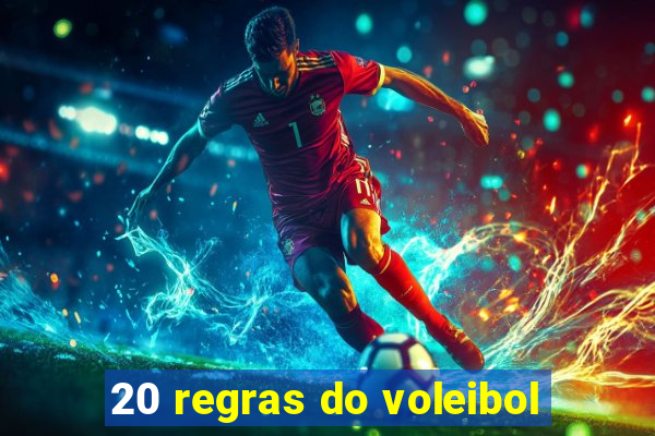 20 regras do voleibol